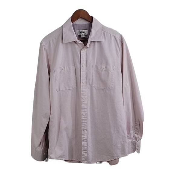 Joseph Abboud Men's Red Checkered Long Sleeves Button-down Dress Shirt Size L - Picture 3 of 6